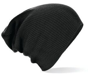 Beechfield BF461 - 100% Soft Slouch Beanie Black