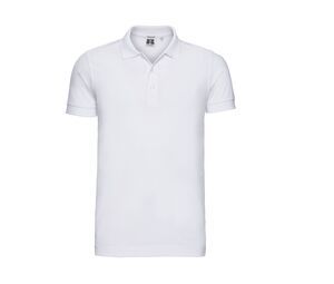 Russell JZ566 - Men's Cotton Polo Shirt White