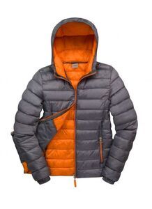 Result RS94F - Ladies' Snow Bird Padded Jacket Grey/Orange