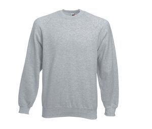 Fruit of the Loom SC260 - Raglan Sweat (62-216-0) Heather Grey