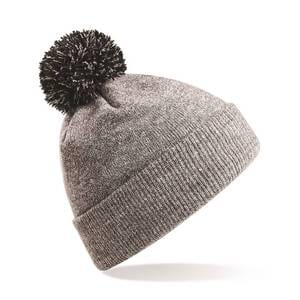 Beechfield BF450 - Snowstar beanie Heather Grey/Black