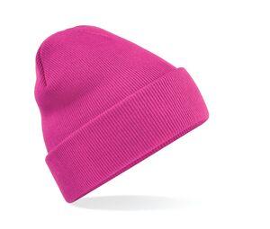 Beechfield BF045 - Beanie with Flap Fuchsia