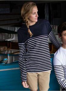 Front Row FR134 - Long sleeved Breton Striped T