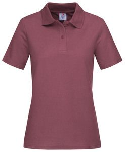 Stedman STE3100 - Polo SS for women Stedman Burgundy Red