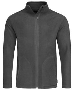 Stedman STE5030 - Polar Fleece Cardigan for men Stedman - Active Grey Steel