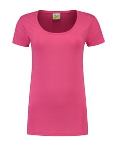 Lemon & Soda LEM1268 - T-shirt Crewneck cot/elast SS for her Fuchsia