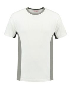 Lemon & Soda LEM4500 - T-shirt Workwear iTee SS White/PG