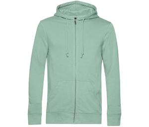 B&C BCU35B - Organic Zipped Hoodie Sage