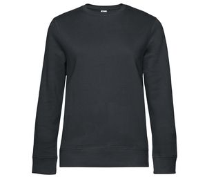 B&C BCW01Q - Straight Sleeve Sweatshirt 280 QUEEN Asphalt