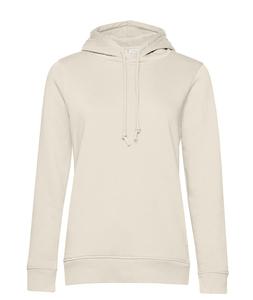 B&C BCW34B - Women's Organic Hoody Off White