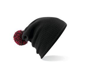 Beechfield BF450 - Snowstar beanie Black / Classic Red