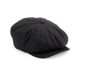 Beechfield BF624 - Newsboy Cap Black