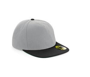 Beechfield BF660 - Original flat peak snapback Grey / Black