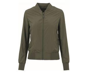 Build Your Brand BY044 - Jacket woman bomber Olive Green