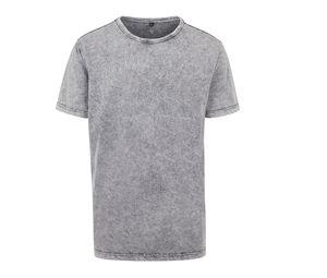 Build Your Brand BY070 - Faded T-shirt man Grey / Black