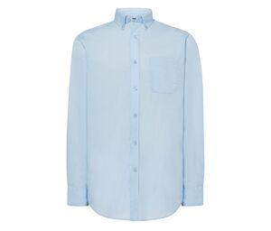JHK JK610 - Popeline shirt for men Sky Blue