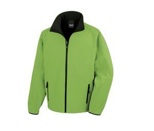 Result RS231 - Men's Fleece Jacket Zipped Pockets Vivid Green/ Black