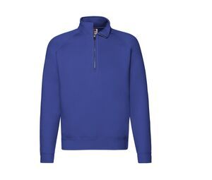 Fruit of the Loom SC276 - Zip Neck Sweat (62-032-0) Royal Blue