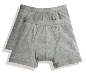 Fruit of the Loom SC7026 - Men boxer  Light Grey Marl