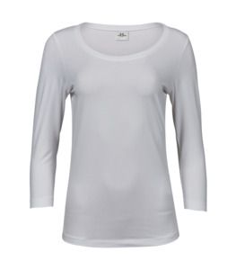 Tee Jays TJ460 - Womens stretch 3/4 sleeve tee White