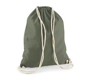 Westford Mill WM110 - Cotton gymsac Olive Green