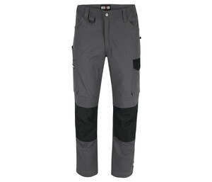 HEROCK HK015 - Multipocket workwear trousers Anthracite/Black