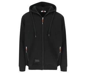HEROCK HK370 - Water-repellent zip-up hoodie Black
